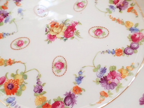 ローズガーランド 陶製コンポート アンティークショップ Eglantyne エグランティーヌ