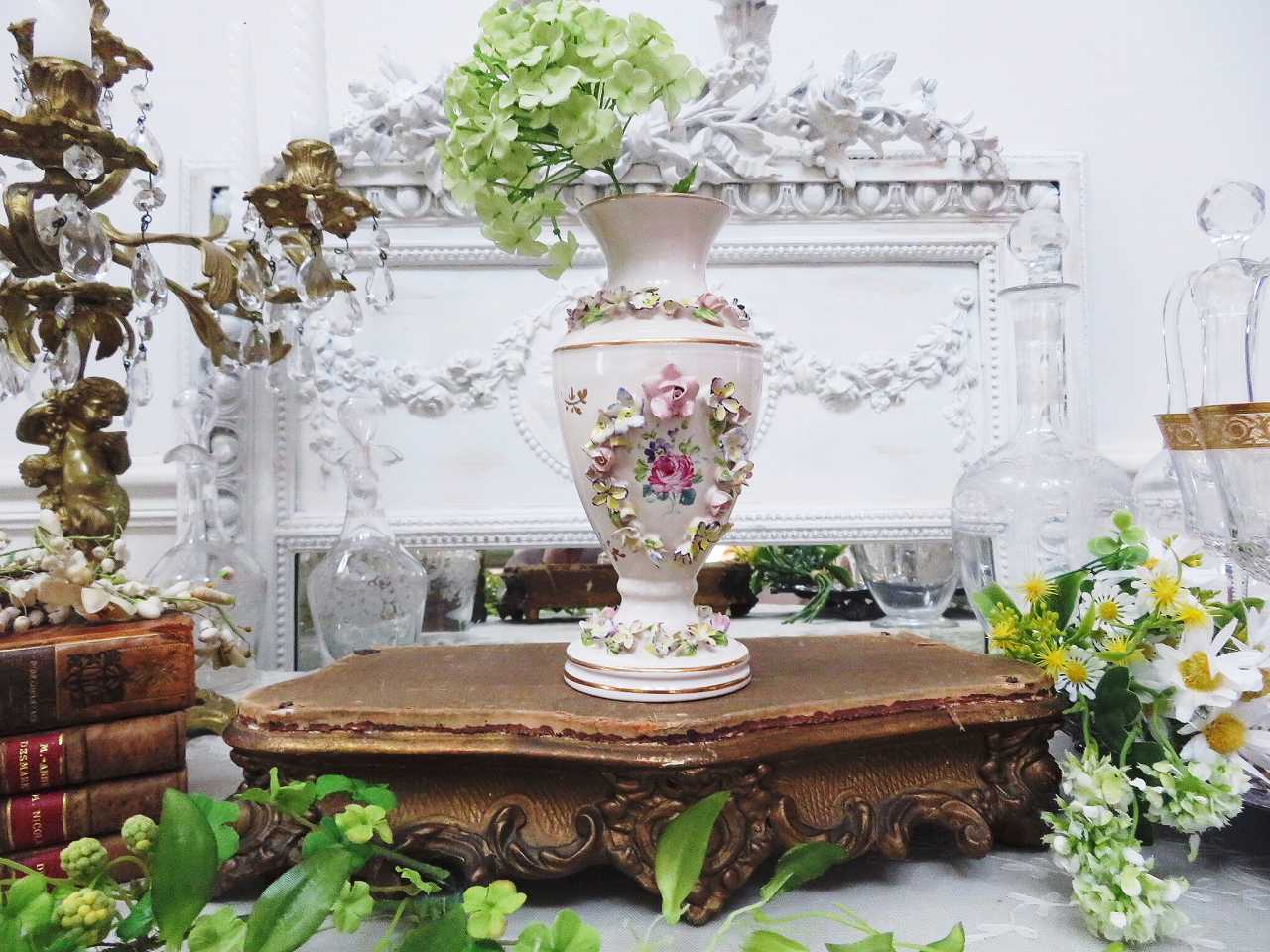 ガラスフリル花瓶 フラワーベース 再 値下げ ジャパン公式オンライン 
